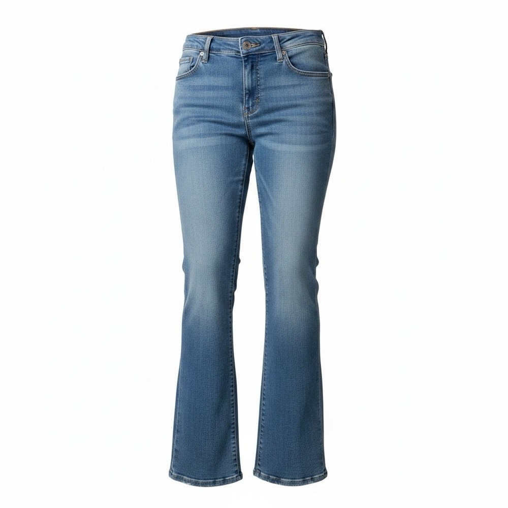 CHEROKEE Jeans Womens 16 Petite Blue Stretch Denim 5-Pocket Straight 32x29